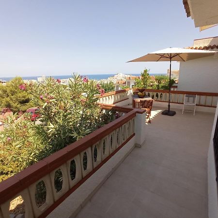 Charmant Appartement Avec Vue Sur Le Chateau De Peniscola Luaran gambar