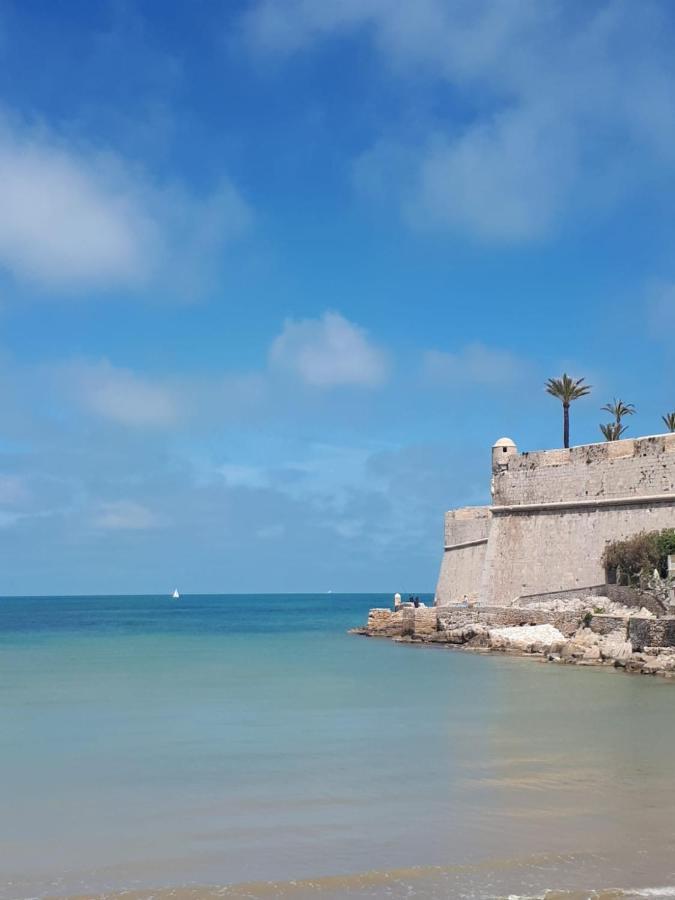 Charmant Appartement Avec Vue Sur Le Chateau De Peniscola Luaran gambar